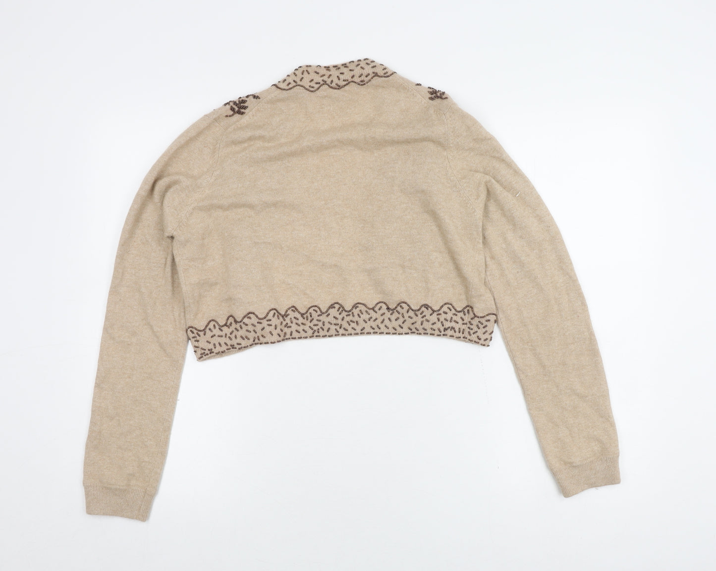 Marks and Spencer Women's Beige Shrug in Medium