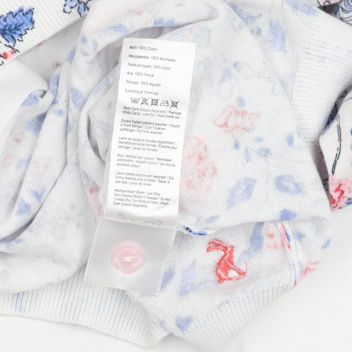 Joules Women's Floral Cardigan, Multicoloured, Size 18