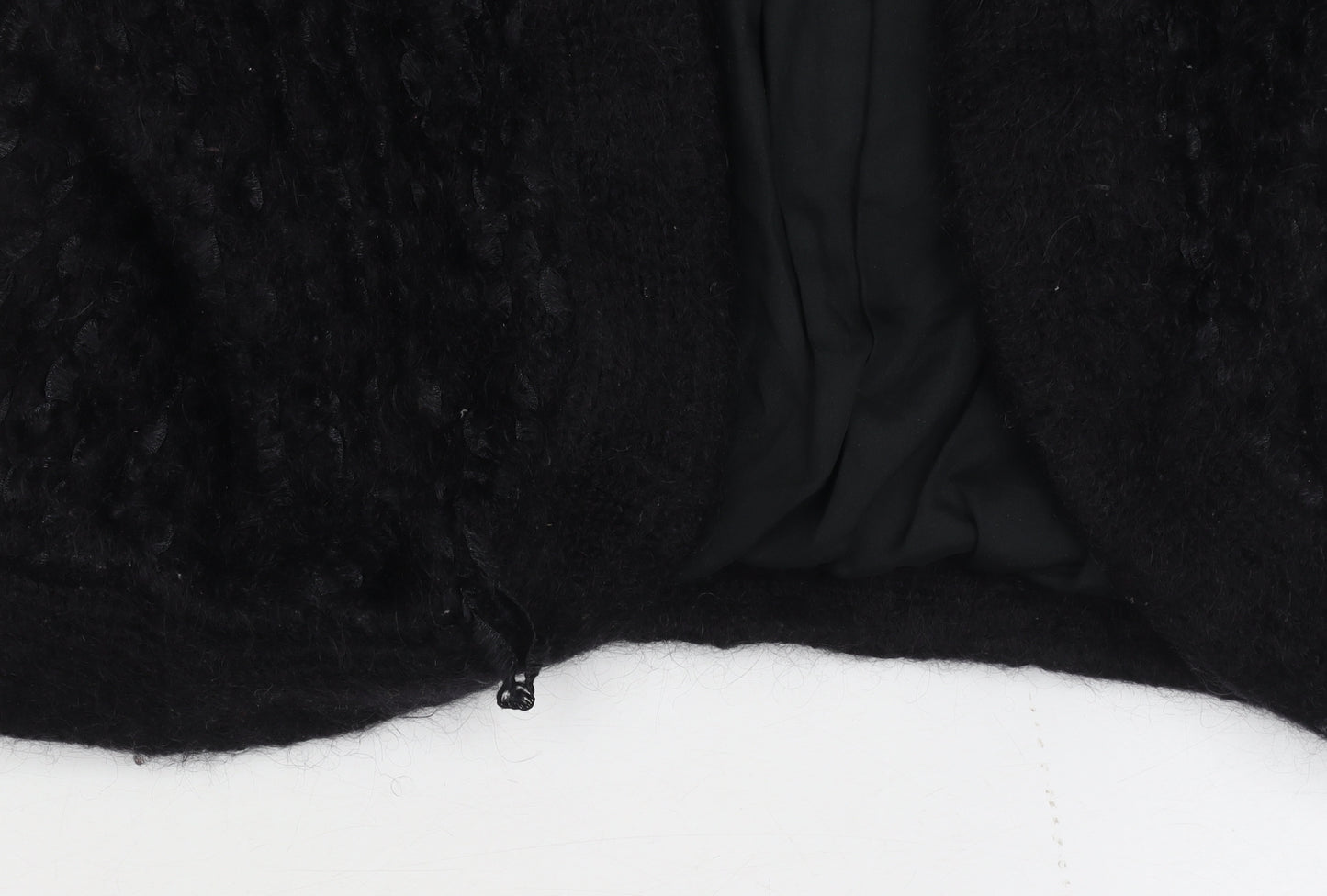 Knit One Women's Black Cardigan, Size S, Open Style