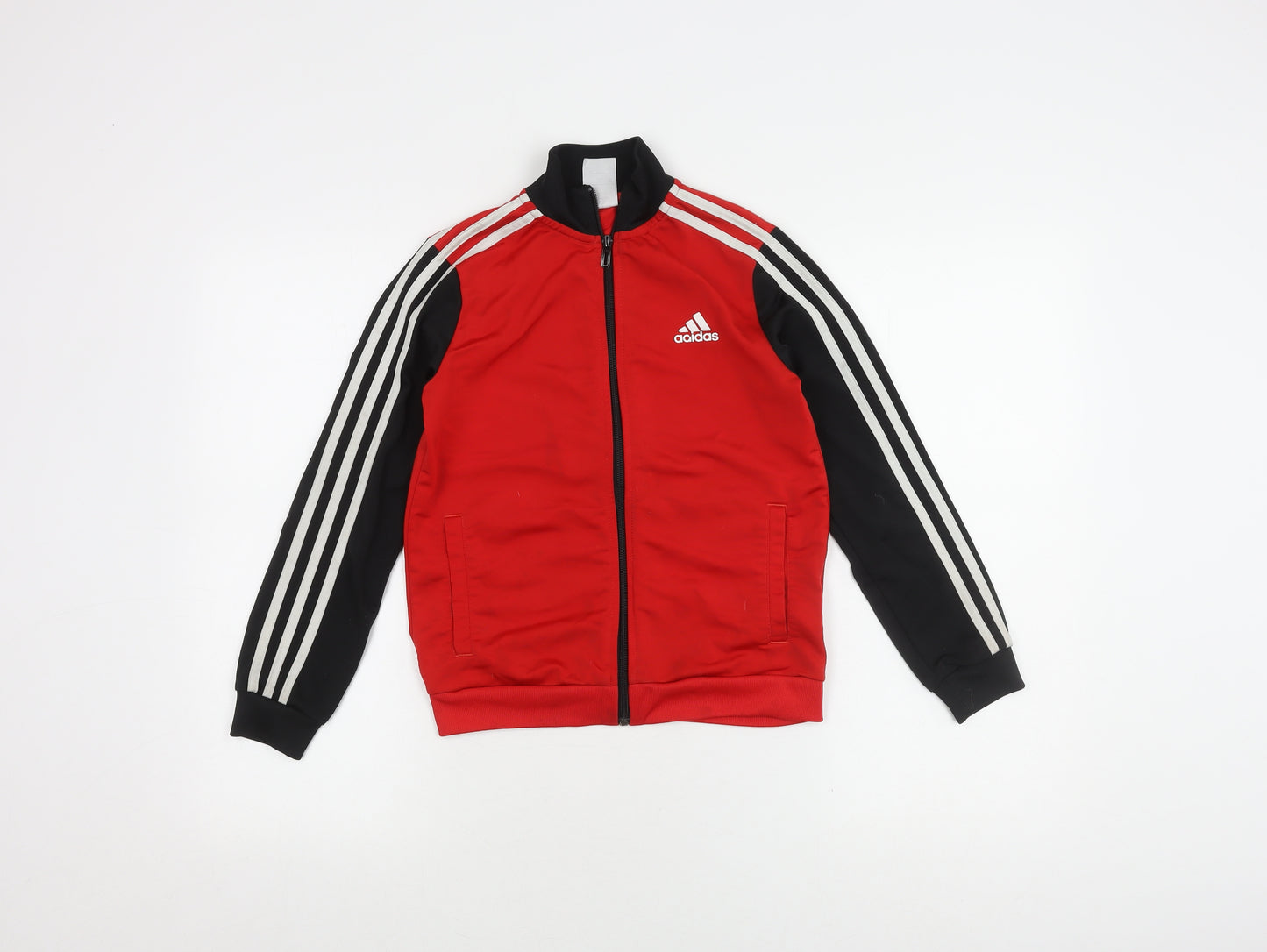 Adidas Boys Red Track Jacket 9-10 Years