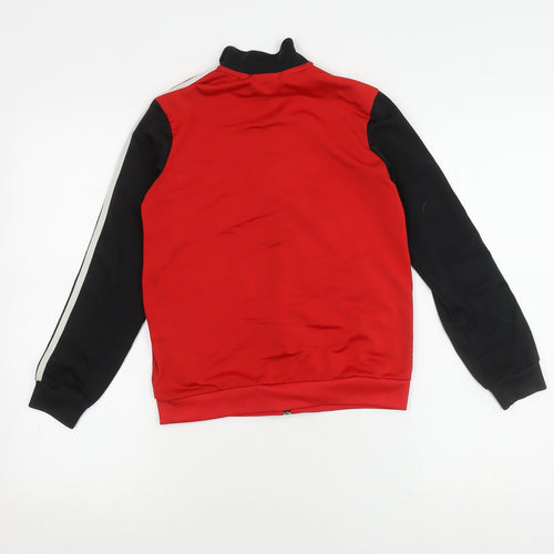 Adidas Boys Red Track Jacket 9-10 Years