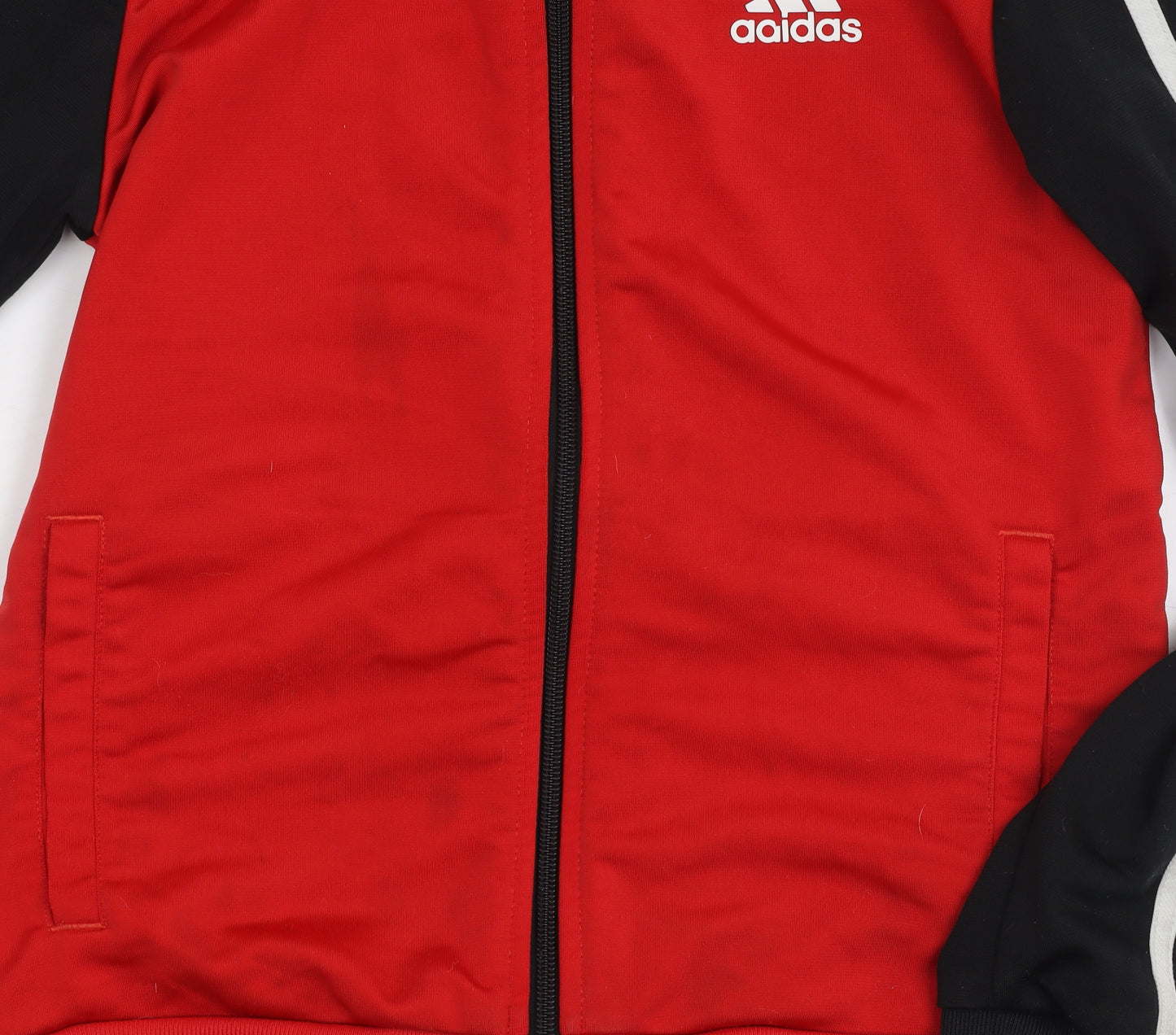 Adidas Boys Red Track Jacket 9-10 Years