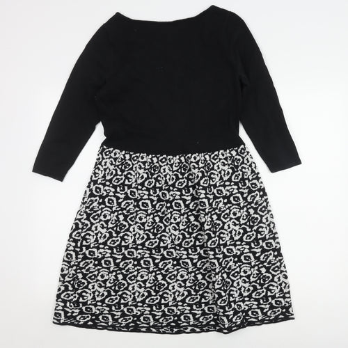 Monsoon Women’s Black A-Line Dress Size 10