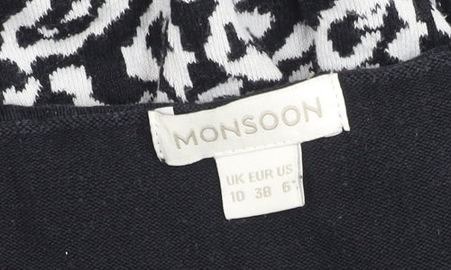 Monsoon Women’s Black A-Line Dress Size 10