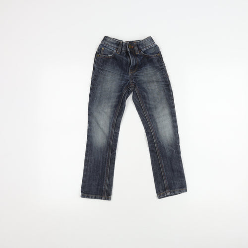 Next Girls Blue Jeans, 4 Years, Regular Denim, Casual Style