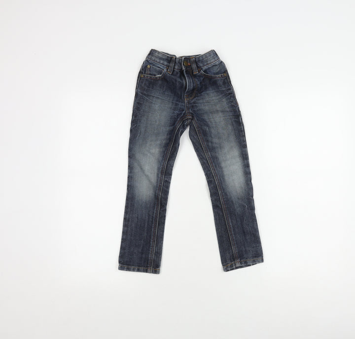 Next Girls Blue Jeans, 4 Years, Regular Denim, Casual Style