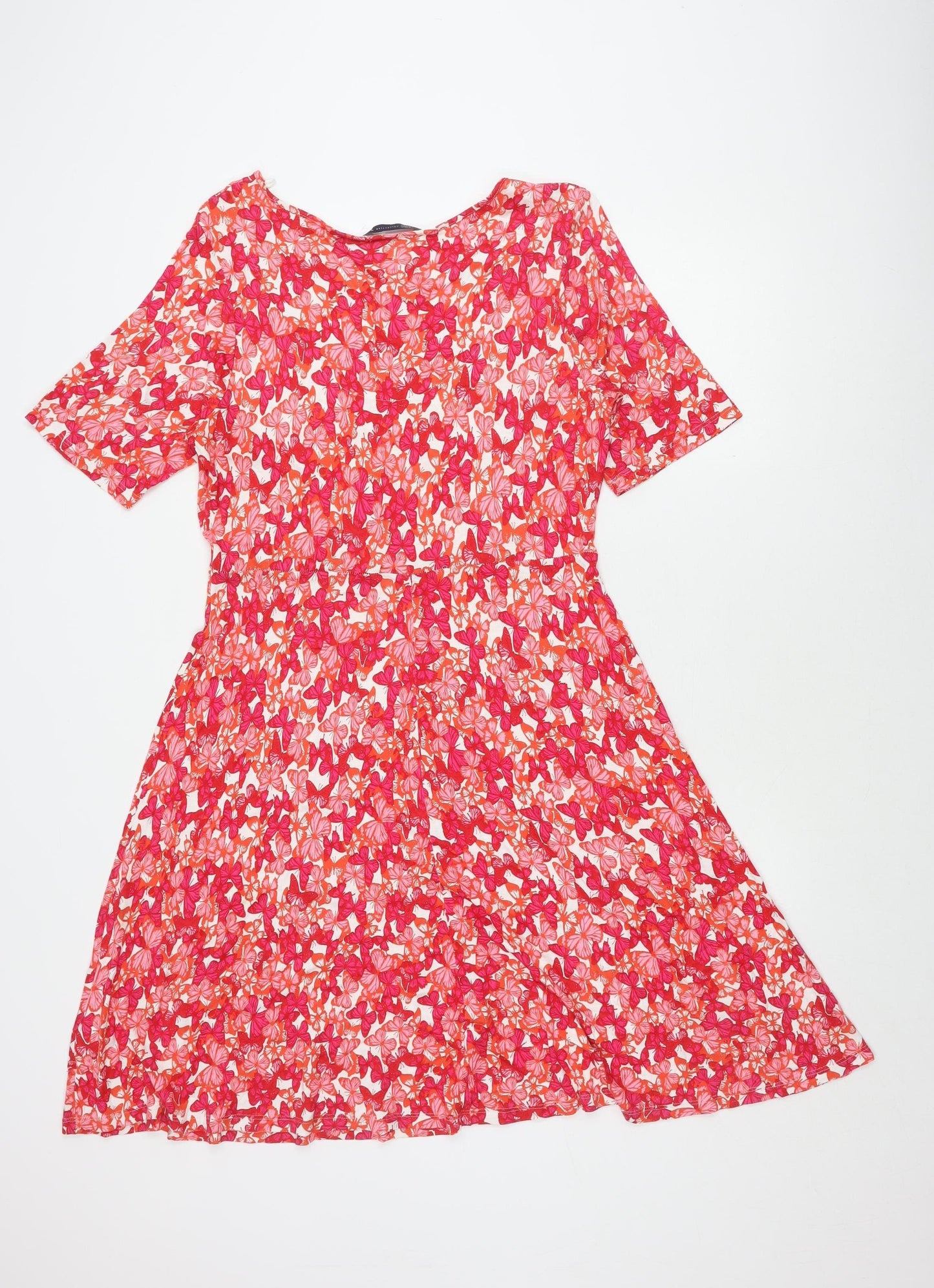 Marks and Spencer Women's Pink Floral Long Dress