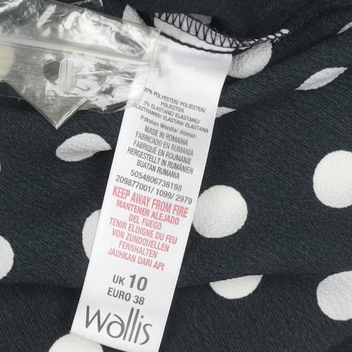 Wallis Women's Polka Dot Flared Sleeve Top