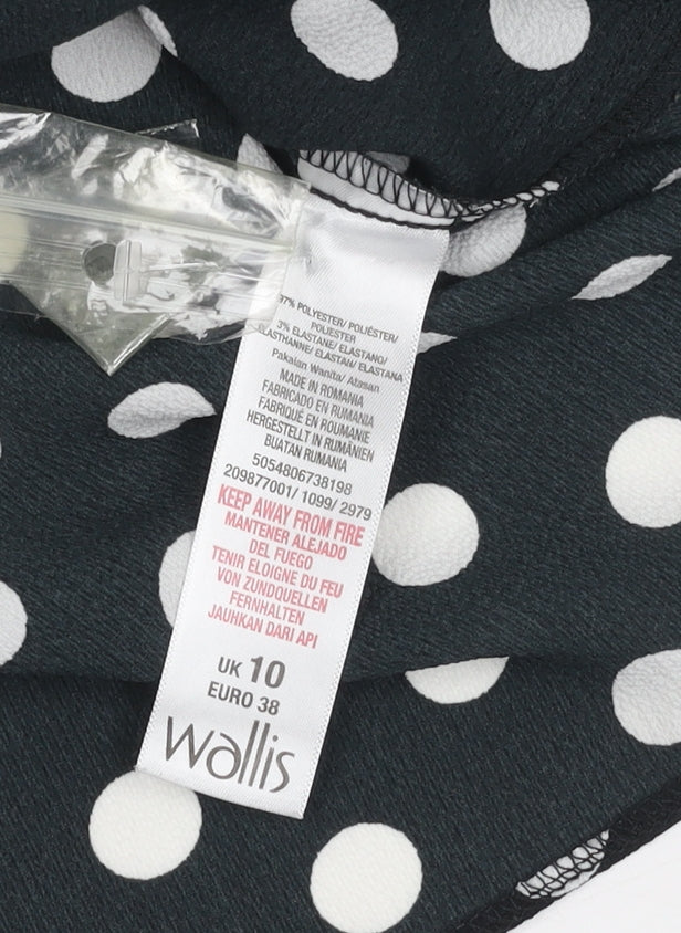 Wallis Women's Polka Dot Flared Sleeve Top