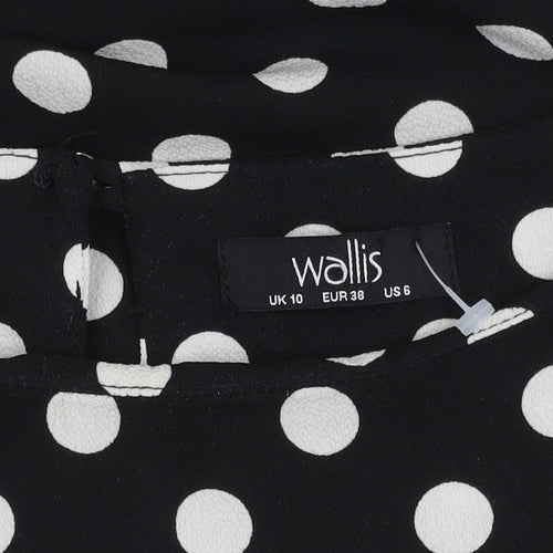Wallis Women's Polka Dot Flared Sleeve Top