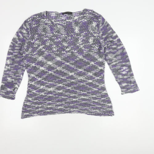Just Elegance Women's Multicoloured Pullover Jumper L