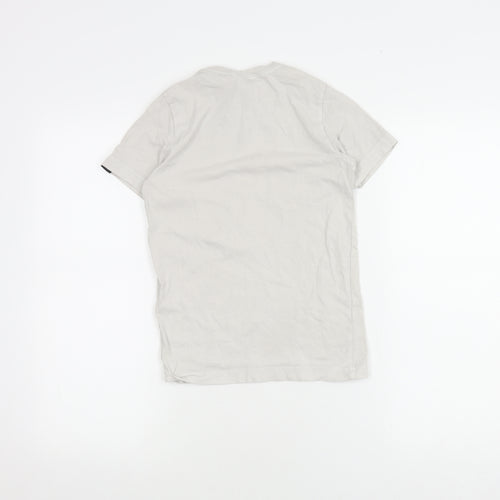 Adidas Boys Beige Graphic T-Shirt 9-10 Years