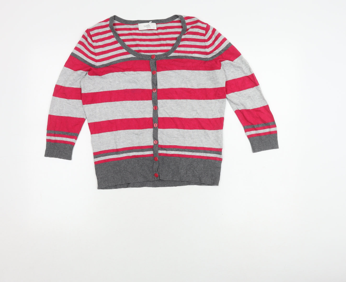 Wallis Women's Petite Striped Cardigan Multicoloured Size 10