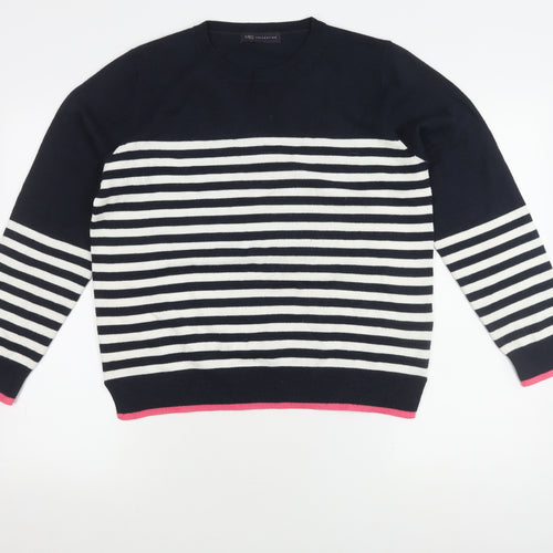 Marks and Spencer Women's Striped Jumper, Size 14 Multicoloured