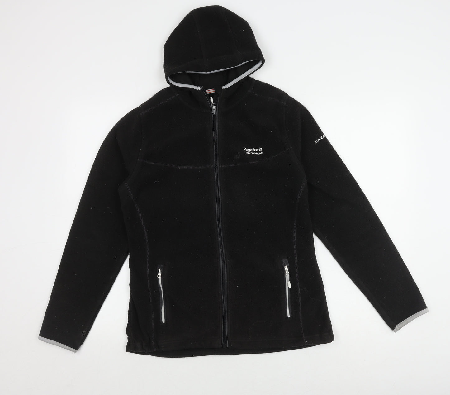 Regatta Women's Black Fleece Jacket, Size 14, Winter Casual