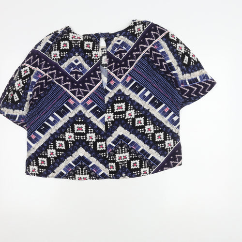 Warehouse Women's Multicoloured Top Size 14
