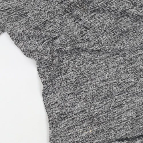 Fransa Women's Grey 3/4 Sleeve Knit Jumper, Size S