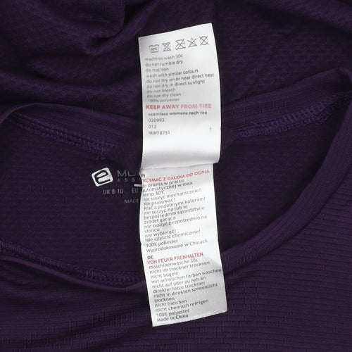 Mountain Essentials Women's Purple T-Shirt Size M