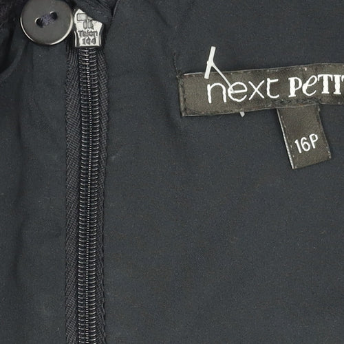 Next Women's Black Sheath Dress Size 16 Knee Length