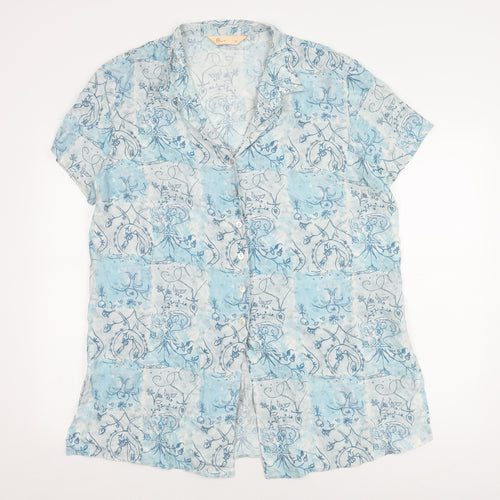 BHS Women's Multicoloured Viscose Blouse XS