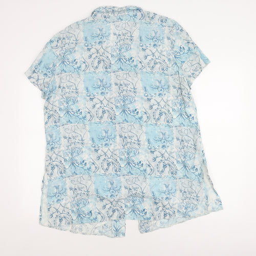 BHS Women's Multicoloured Viscose Blouse XS