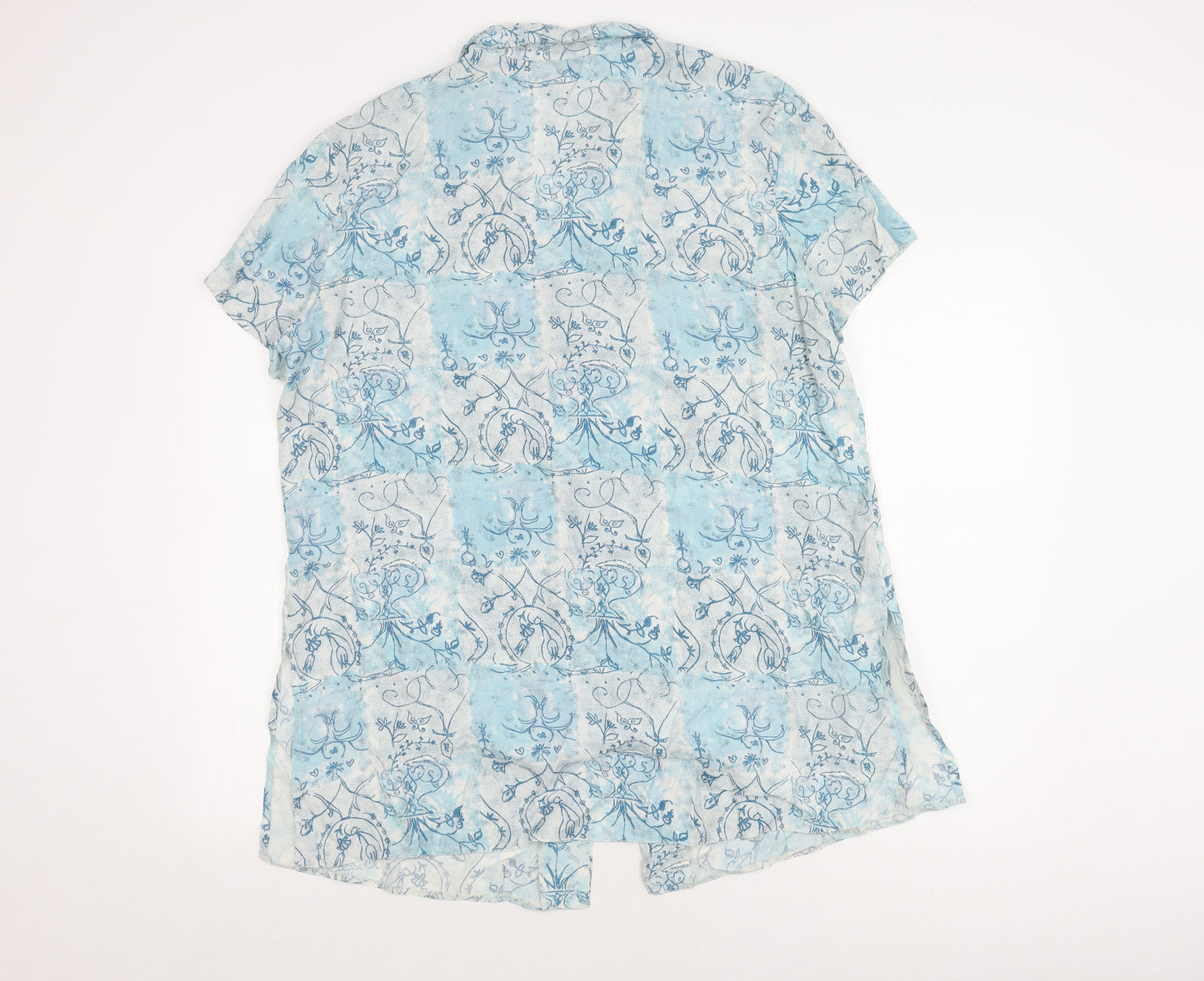 BHS Women's Multicoloured Viscose Blouse XS