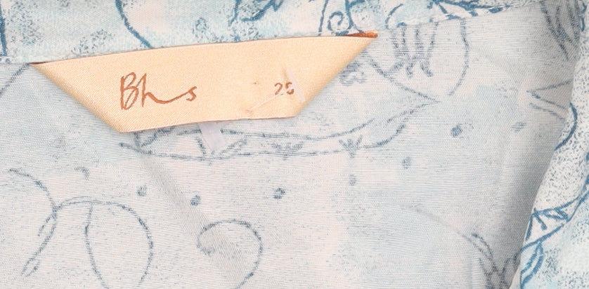 BHS Women's Multicoloured Viscose Blouse XS