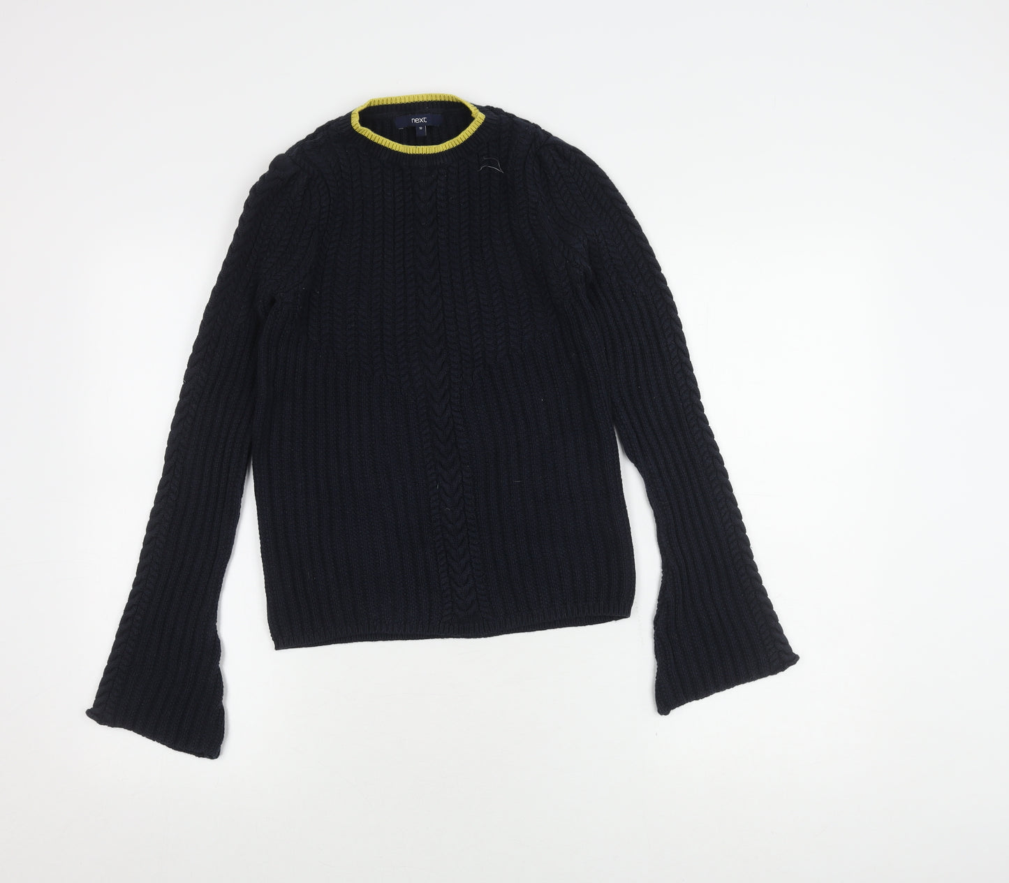 Next Women's Black Wool Pullover Jumper Size 10