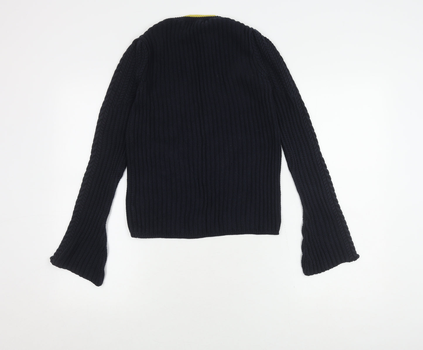 Next Women's Black Wool Pullover Jumper Size 10