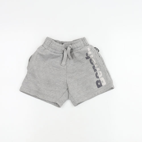 Bench Boys Grey Sweat Shorts, Size 6, Casual Summer Wear