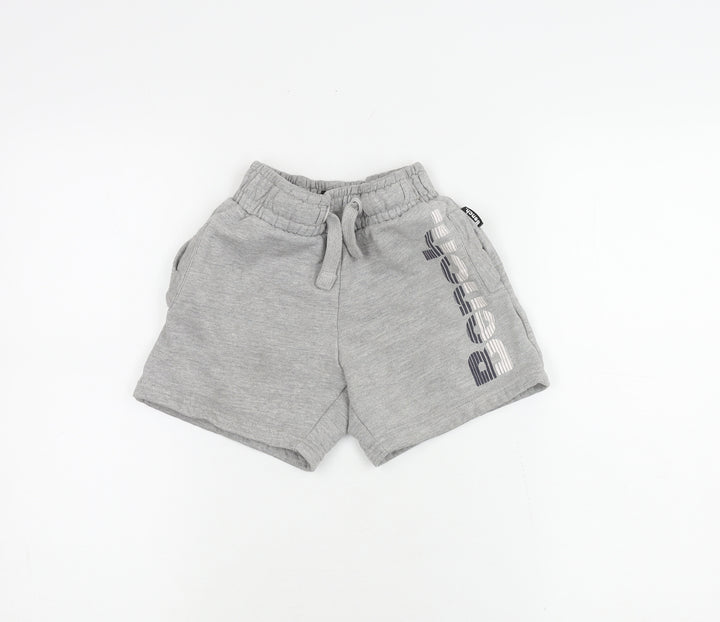 Bench Boys Grey Sweat Shorts, Size 6, Casual Summer Wear