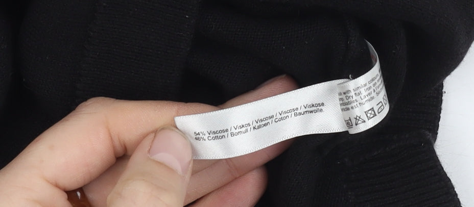 River Island Boys Black Strip Jumper - 4-5 Years