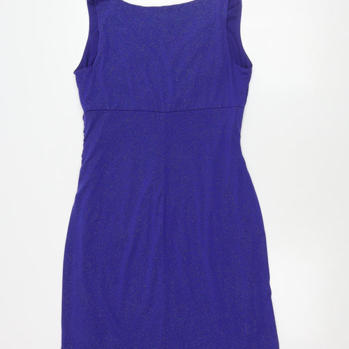 RN Studio Blue Knee-Length Sheath Dress Size 12