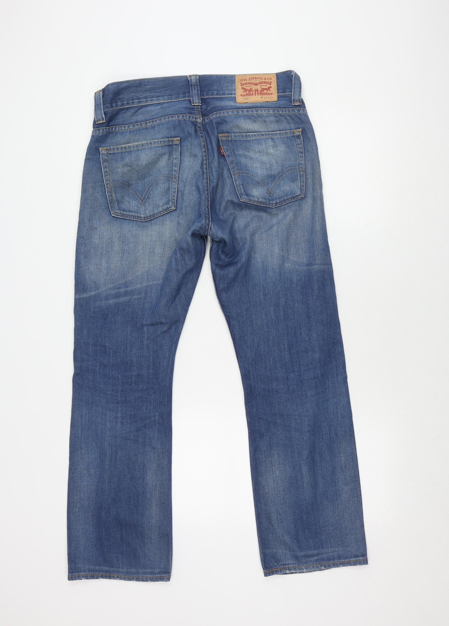 Levi Strauss Women's Blue Straight Jeans Size 12