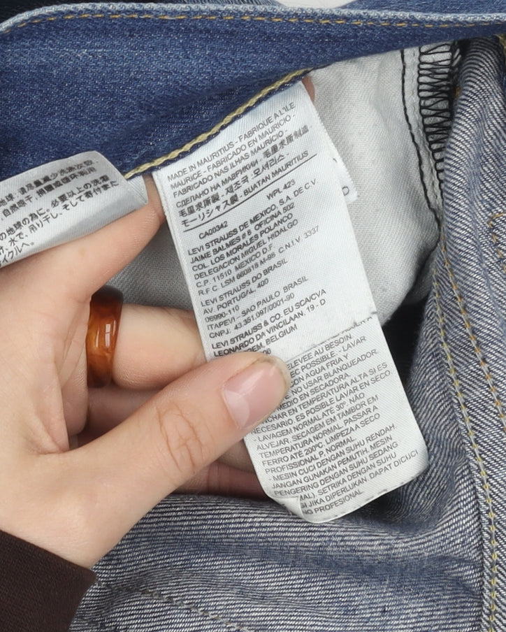 Levi Strauss Women's Blue Straight Jeans Size 12