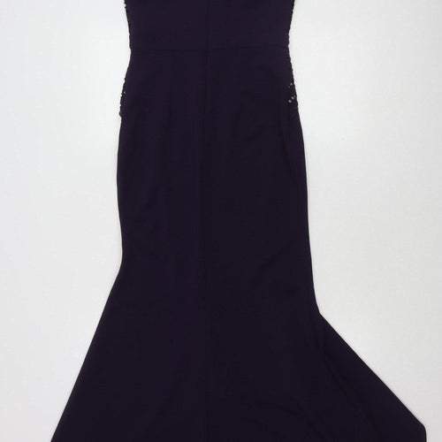 Lipsy Women's Purple Sleeveless Dress UK 10