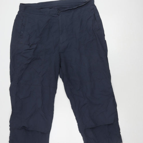Wynmaster Men's Blue Waterproof Rain Trousers, L