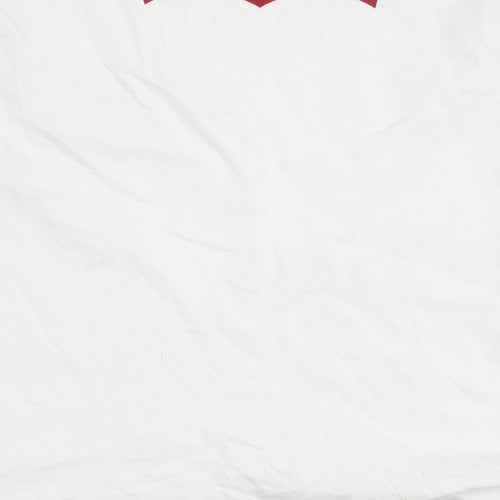 Levi's Women's White T-Shirt Medium Casual