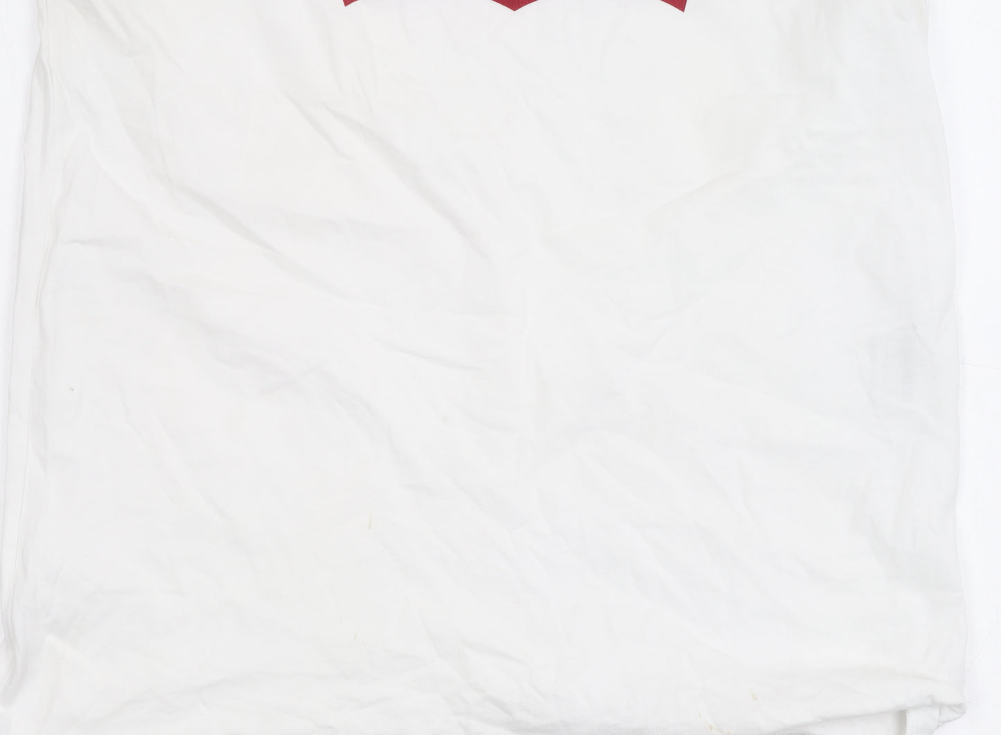 Levi's Women's White T-Shirt Medium Casual