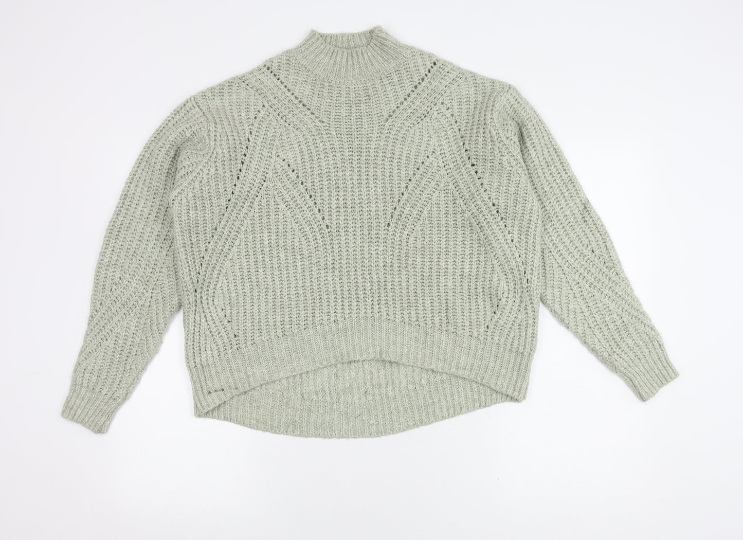 Next Women's Ivory High Neck Chunky Pullover Jumper - S