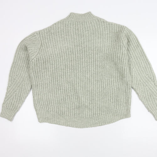 Next Women's Ivory High Neck Chunky Pullover Jumper - S