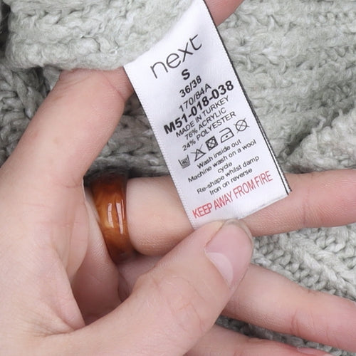 Next Women's Ivory High Neck Chunky Pullover Jumper - S