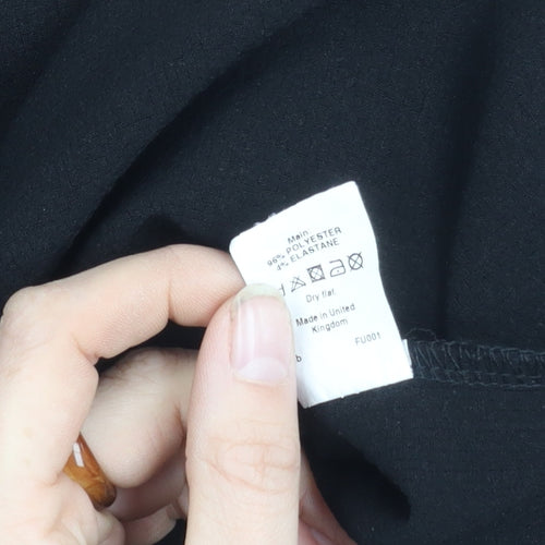 River Island Women's Black Sheath Dress Size 8