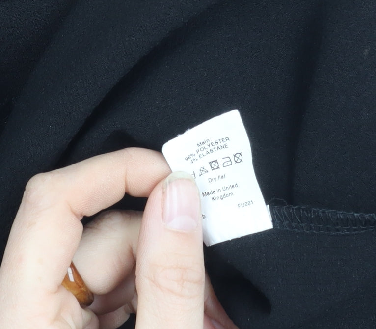 River Island Women's Black Sheath Dress Size 8