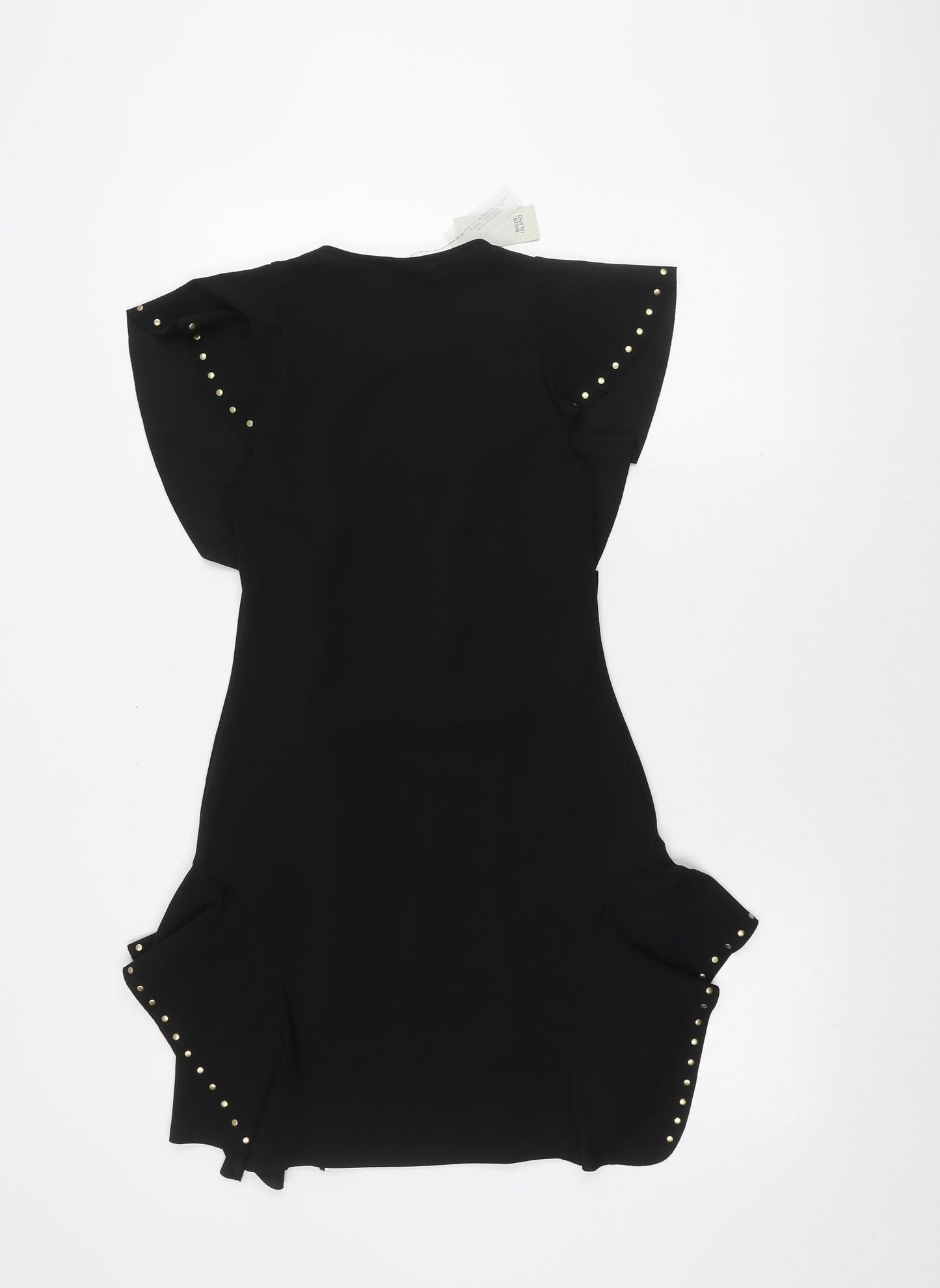 River Island Women's Black Studded Dress Size 8