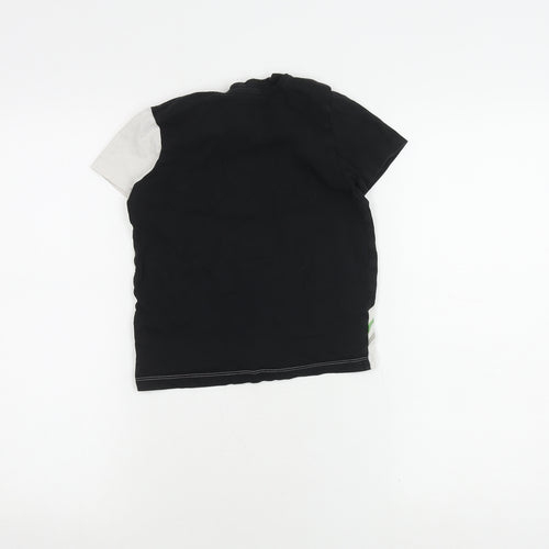 Nutmeg Boys Minecraft T-Shirt, Black/White, 6-7 Years, Graphic Cotton