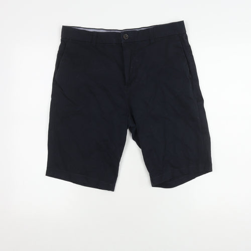 Next Men's Black Slim Fit Chino Shorts 32L