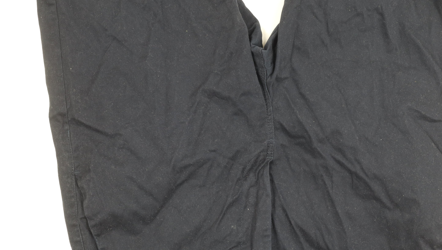 Next Men's Black Slim Fit Chino Shorts 32L
