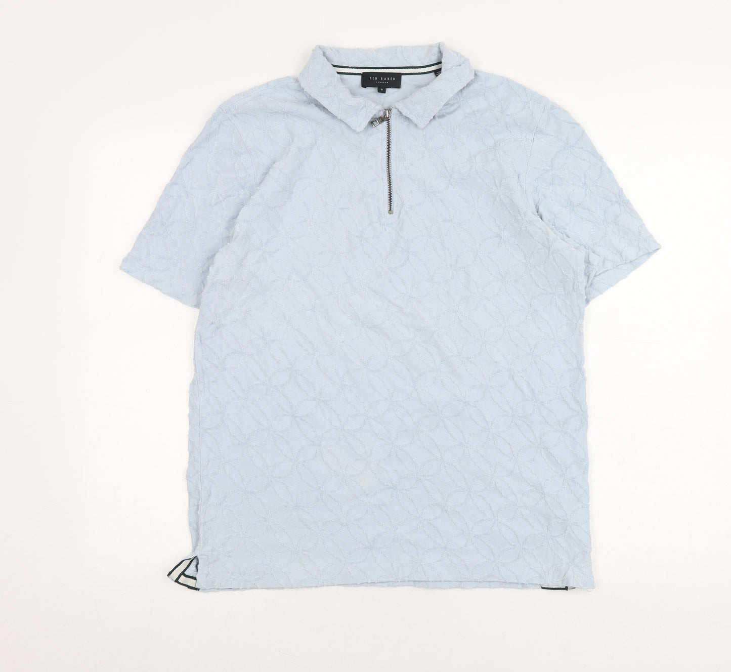 Ted Baker Women’s Blue Cotton Polo Shirt - M