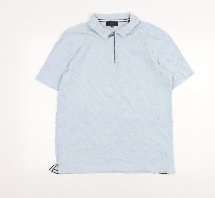 Ted Baker Women’s Blue Cotton Polo Shirt - M